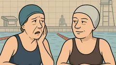 Witz: Im Schwimmbad: Wie lange noch allein?