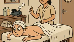 Witz: Fahrbahn, Fahrbahn, Schienen, Schienen…